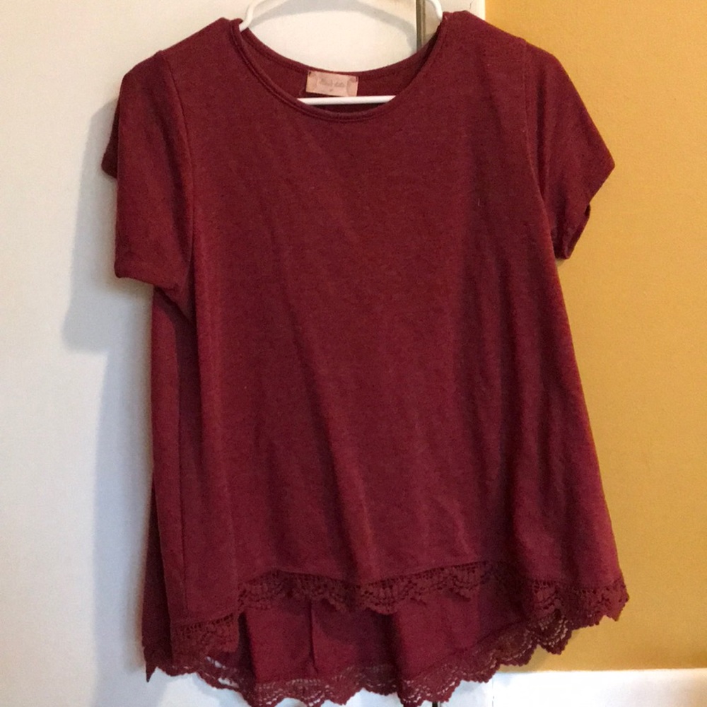 Cute top with Lace detailing!
